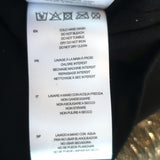 IRO One-Shoulder Ruffled Romper Payham Black/Gold Lurex Size 36 NEW