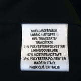 Altuzarra Lace-Up Sleeveless Peplum Dress Topi Black Crepe Size 40