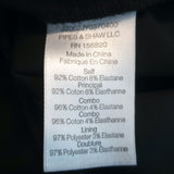 Veronica Beard Jeans Trail Tiered Midi Dress Black Stretch Cotton Size 6