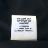 Altuzarra Lace-Up Sleeveless Peplum Dress Topi Black Crepe Size 40