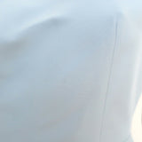 Christian Dior Flared Hem Mini Dress Light Blue Cotton-Silk Size 42