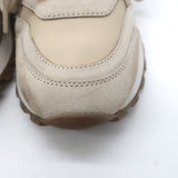 Brunello Cucinelli Shearling & Monili-Trimmed Running Sneakers Taupe Size 39