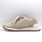 Brunello Cucinelli Shearling & Monili-Trimmed Running Sneakers Taupe Size 39