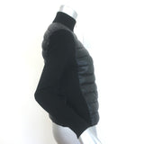 Moncler Padded Wool Zip-Up Down Puffer Cardigan Black Size Extra Small