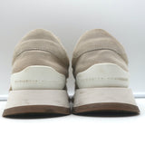 Brunello Cucinelli Shearling & Monili-Trimmed Running Sneakers Taupe Size 39