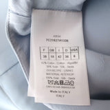 Christian Dior Flared Hem Mini Dress Light Blue Cotton-Silk Size 42