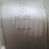 Brunello Cucinelli Shearling & Monili-Trimmed Running Sneakers Taupe Size 39