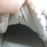 Brunello Cucinelli Shearling & Monili-Trimmed Running Sneakers Taupe Size 39