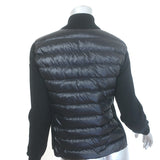 Moncler Padded Wool Zip-Up Down Puffer Cardigan Black Size Extra Small