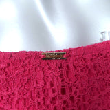 PatBO Seashell Beach Dress Fuchsia Lace Size Small