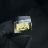 Chanel 2005 All Day Long Tweed Boston Bag Black & Beige Chevron