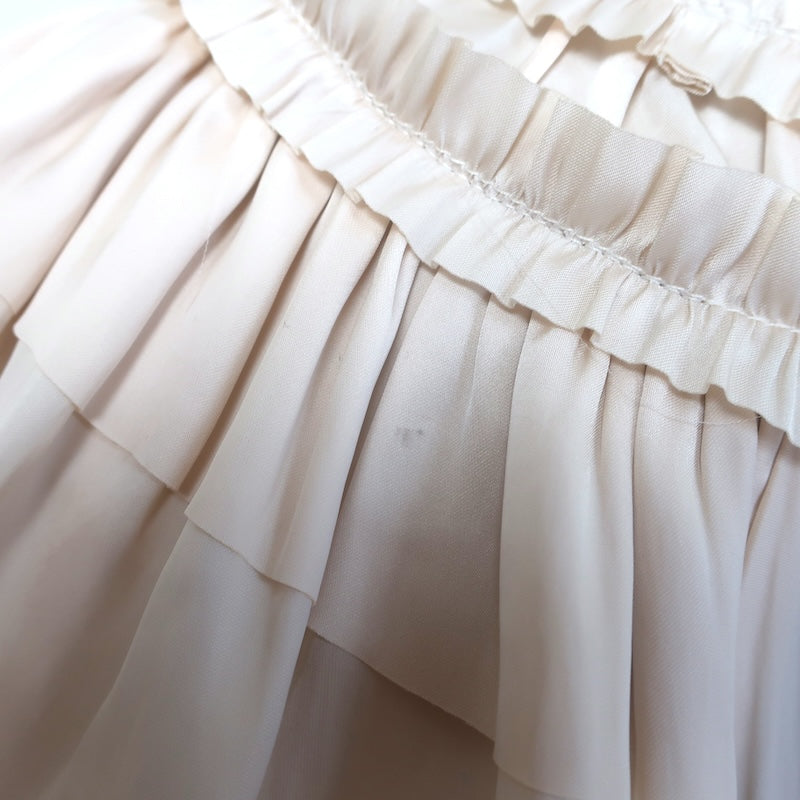 Ulla Johnson Isadora Ruffle-Trimmed Tiered midi dress Sz 4, three-quarter view