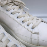 Golden Goose Purestar Sneakers White Leather with Silver Glitter Size 39