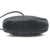 Mansur Gavriel Mini Cloud Clutch Black Pleated Leather Crossbody Bag