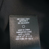 Alice + Olivia Jorah Puff Sleeve Jumpsuit Black Stretch Velvet Size 6