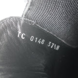 Louis Vuitton Discovery Ankle Boots Black Leather & Monogram Canvas Size 37.5