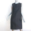 Prada Sleeveless Shift Dress Black Wool-Silk Size 42