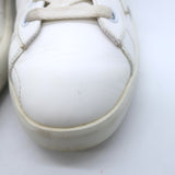 Golden Goose Purestar Sneakers White Leather with Silver Glitter Size 39