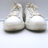 Golden Goose Purestar Sneakers White Leather with Silver Glitter Size 39