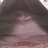 Vintage Celine Macadam Large Shoulder Bag Burgundy Triomphe Canvas