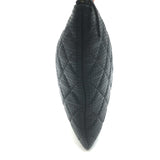 Chanel 2015 O Case Clutch Black Perforated Lambskin Leather