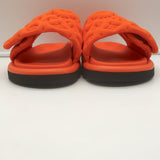 Louis Vuitton Pool Pillow Mules Orange Monogram Nylon Size 40 Flat Slide Sandals