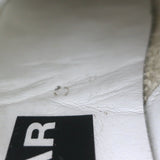 Golden Goose Purestar Sneakers White Leather with Silver Glitter Size 39