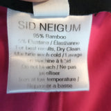 Sid Neigum Cut-Out Twisted Maxi Dress Pink Stretch Jersey Size Extra Small