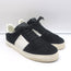 Valentino Fly Crew Low Top Sneakers Black Suede Size 39