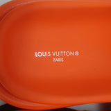 Louis Vuitton Pool Pillow Mules Orange Monogram Nylon Size 40 Flat Slide Sandals