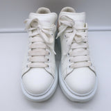 Alexander McQueen Oversized Sneakers White Leather & Patchouli Suede Size 38.5 E