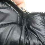 Chanel 2015 O Case Clutch Black Perforated Lambskin Leather