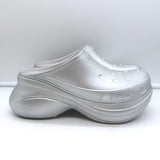 Balenciaga x Crocs Platform Mules Silver Size 41