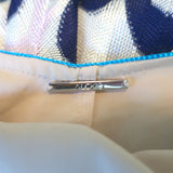 Alexis Halter Maxi Dress Celestine Blue Waves Knit Size Medium