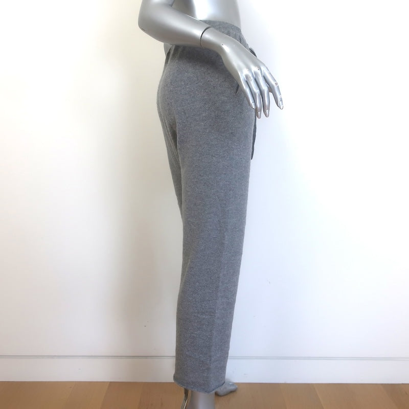 Nili Lotan Luna Cashmere Sweatpants Heather Gray Size Small