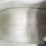 Valentino Fly Crew Low Top Sneakers Black Suede Size 39