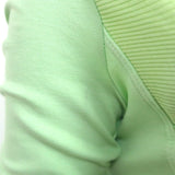 Noam Tula Cropped Bustier Top Lime Stretch Jersey Size Small NEW