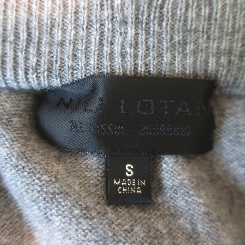 Nili Lotan Luna Cashmere Sweatpants Heather Gray Size Small