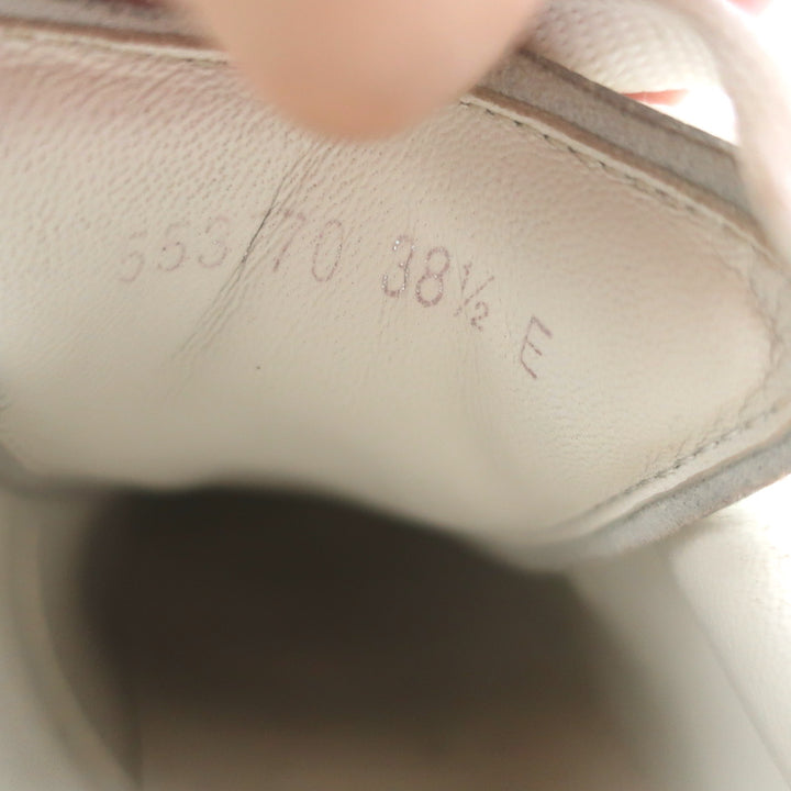 Alexander McQueen Oversized Sneakers White Leather &amp; Patchouli Suede Size 38.5 E