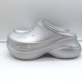 Balenciaga x Crocs Platform Mules Silver Size 41