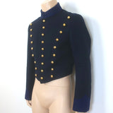 Burberry Military Jacket Navy Virgin Wool Size 50