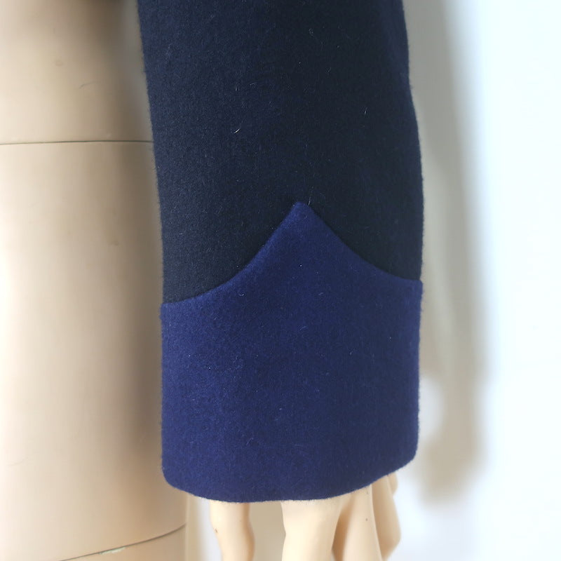Burberry Military Jacket Navy Virgin Wool Size 50