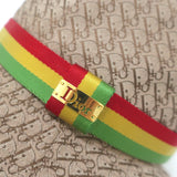 Christian Dior Rasta Bucket Hat Tan Trotter Canvas Size 57