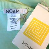 Noam Tula Cropped Bustier Top Lime Stretch Jersey Size Small NEW