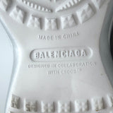 Balenciaga x Crocs Platform Mules Silver Size 41