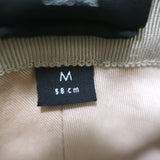 Gucci GG Web-Trimmed Bucket Hat Beige Canvas Size Medium