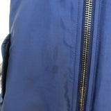 Christian Dior Reve D'infini Bomber Jacket Navy & Light Gray Satin Size 36