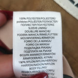 Polo Ralph Lauren Fringed Suede Puffer Jacket Brown Size Medium