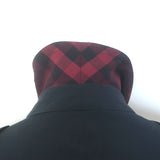 Burberry Short Trench Coat Navy Cotton Size 52R Snap-Front Belted Jacket