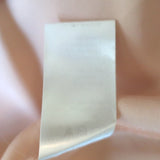 Lanvin Twist-Neck Blouse Peach Silk-Blend Size 38 Sleeveless Top